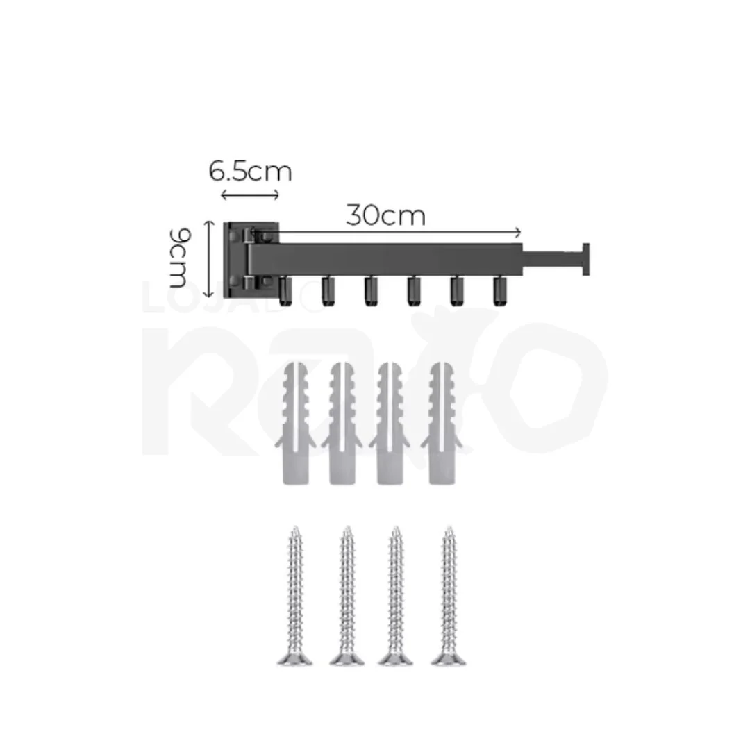 Varão Extensível para Roupeiro 30cm-57cm - Image 6